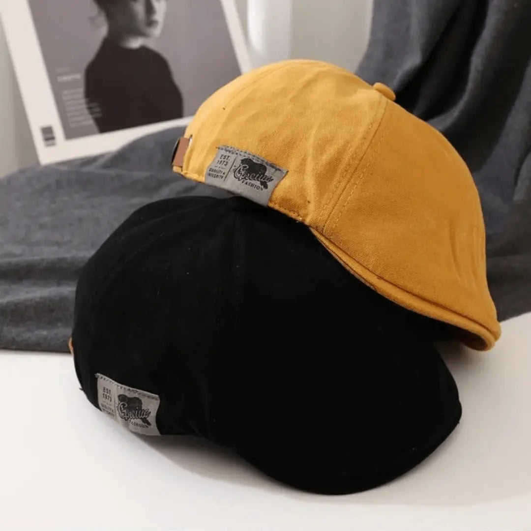 The NovaBeret™ - Vintage Urban Flat Cap in Cotton - Novahead