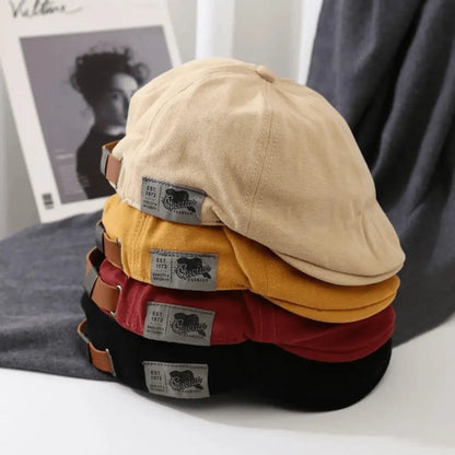 The NovaBeret™ - Vintage Urban Flat Cap in Cotton - Novahead